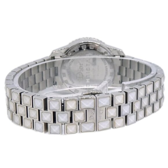 Christian Dior CD112118 Crystal Quartz Watch SS Diamond - Picture 3 of 12